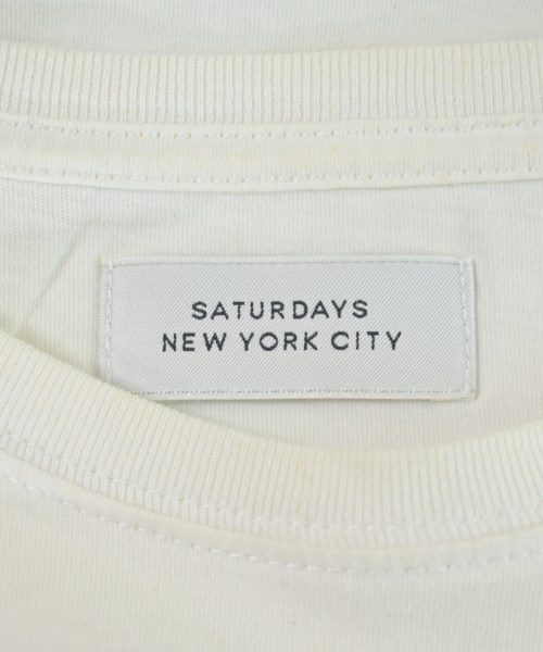 SATURDAYS NEW YORK CITY（サタデーズニューヨークシティー）Tシャツ・カットソー 白 サイズ:XL メンズ/2200630508237