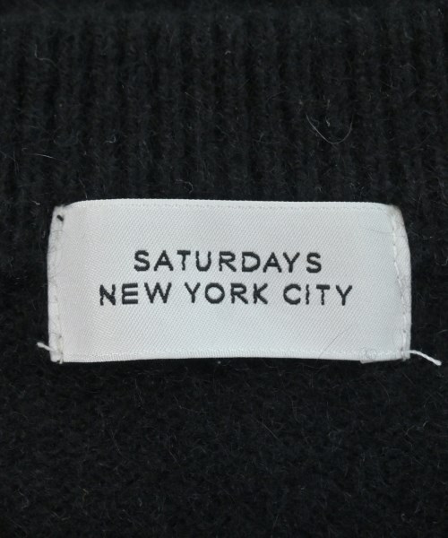 SATURDAYS NEW YORK CITY（サタデーズニューヨークシティー）ニット・セーター 黒 サイズ:M メンズ/2200651970112