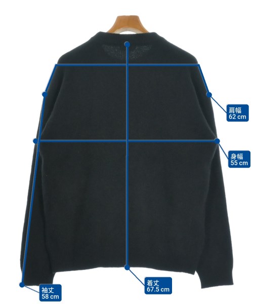 SATURDAYS NEW YORK CITY（サタデーズニューヨークシティー）ニット・セーター 黒 サイズ:M メンズ/2200651970112