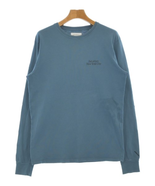 SATURDAYS NEW YORK CITY(サタデーズニューヨークシティー)Tシャツ・カットソー 青 サイズ:S/2200653405087