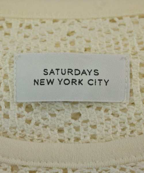 SATURDAYS NEW YORK CITY（サタデーズニューヨークシティー）Tシャツ・カットソー 白 サイズ:M レディース/2200704895034