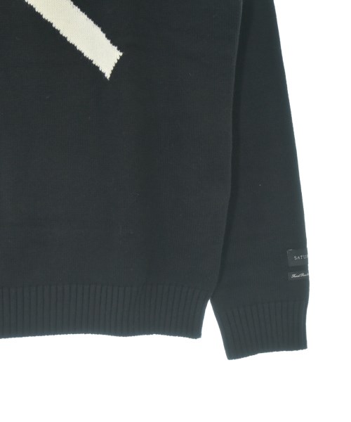 SATURDAYS NEW YORK CITY（サタデーズニューヨークシティー）ニット・セーター 黒 サイズ:L メンズ/2200663861149