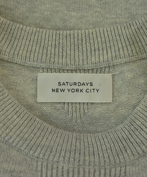 SATURDAYS NEW YORK CITY（サタデーズニューヨークシティー）ニット・セーター グレー サイズ:XS レディース/2200666240026