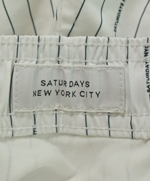 SATURDAYS NEW YORK CITY（サタデーズニューヨークシティー）ショートパンツ 白 サイズ:XS メンズ/2200667221055
