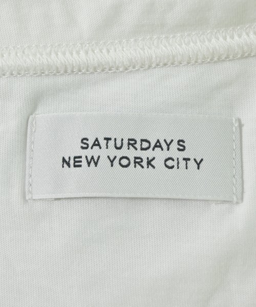 SATURDAYS NEW YORK CITY（サタデーズニューヨークシティー）Tシャツ・カットソー 白 サイズ:M レディース/2200725635015