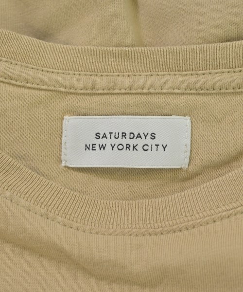 SATURDAYS NEW YORK CITY（サタデーズニューヨークシティー）Tシャツ・カットソー ベージュ サイズ:S レディース/2200735485068