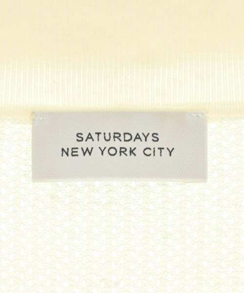 SATURDAYS NEW YORK CITY（サタデーズニューヨークシティー）ニット・セーター 白 サイズ:M メンズ/2200720518023