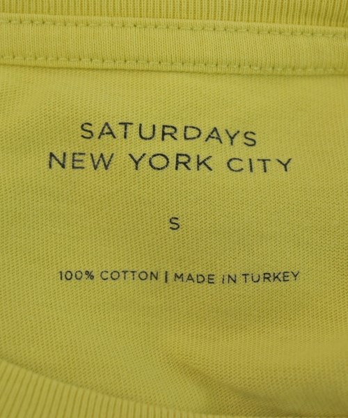 SATURDAYS NEW YORK CITY（サタデーズニューヨークシティー）Tシャツ・カットソー 黄 サイズ:S メンズ/2200724677085