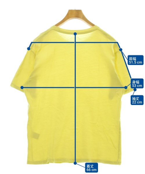 SATURDAYS NEW YORK CITY（サタデーズニューヨークシティー）Tシャツ・カットソー 黄 サイズ:S メンズ/2200724677085