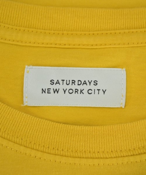 SATURDAYS NEW YORK CITY（サタデーズニューヨークシティー）Tシャツ・カットソー 黄 サイズ:M メンズ/2200726477249