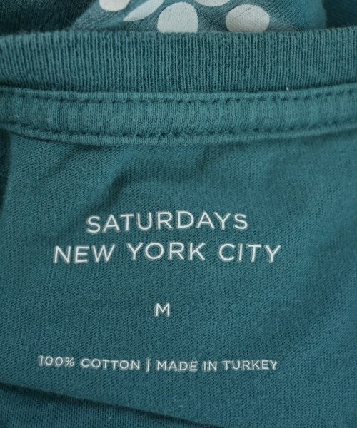 SATURDAYS NEW YORK CITY（サタデーズニューヨークシティー）Tシャツ・カットソー 緑 サイズ:M メンズ/2200683945027