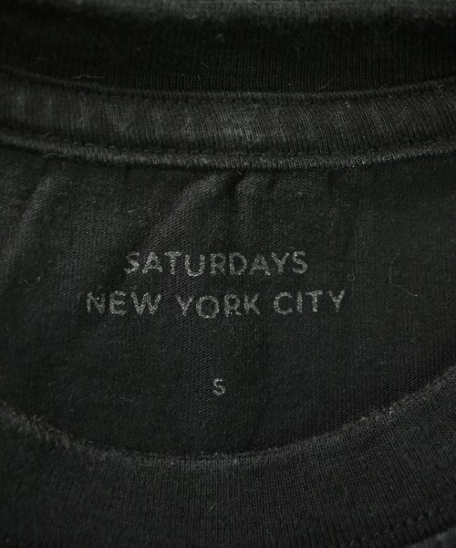 SATURDAYS NEW YORK CITY（サタデーズニューヨークシティー）Tシャツ・カットソー 黒 サイズ:S レディース/2200677857022