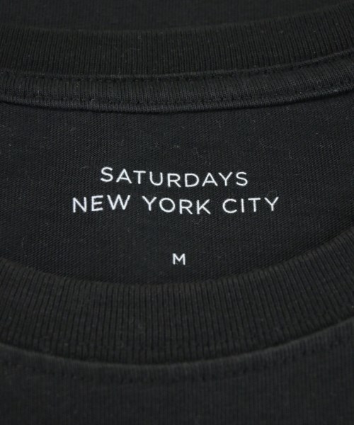SATURDAYS NEW YORK CITY（サタデーズニューヨークシティー）Tシャツ・カットソー 黒 サイズ:M メンズ/2200686770039