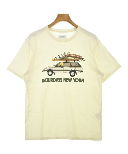 SATURDAYS NEW YORK CITY(サタデーズニューヨークシティー)Tシャツ・カットソー 白 サイズ:M/2200684042107