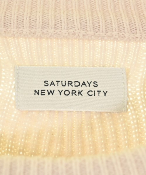 SATURDAYS NEW YORK CITY（サタデーズニューヨークシティー）ニット・セーター ベージュ サイズ:S メンズ/2200680745163