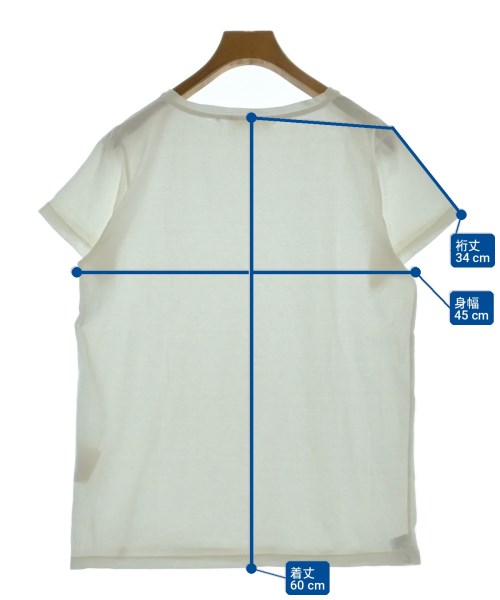 HAUS GOLDEN GOOSE DELUXE BRAND（ハウスゴールデングースデラックス）Tシャツ・カットソー 白 サイズ:S レディース/2200706969047