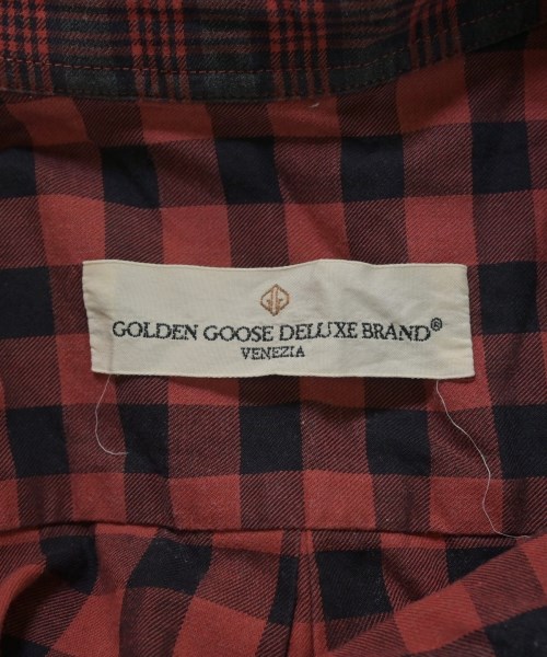 HAUS GOLDEN GOOSE DELUXE BRAND（ハウスゴールデングースデラックス）カジュアルシャツ 赤 サイズ:S メンズ/2200688358020