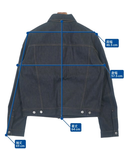 Bla Konst（ブロコンスト）デニムジャケット 紺 サイズ:48(L位) メンズ/2200623456170