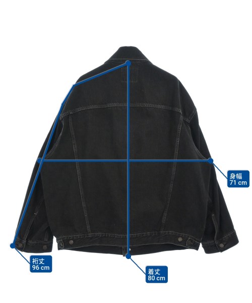 Bla Konst（ブロコンスト）デニムジャケット 黒 サイズ:S/M メンズ/2200632117017