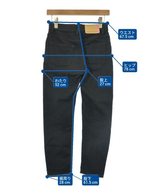 Bla Konst（ブロコンスト）デニムパンツ 黒 サイズ:24(S位) レディース/2200612136045