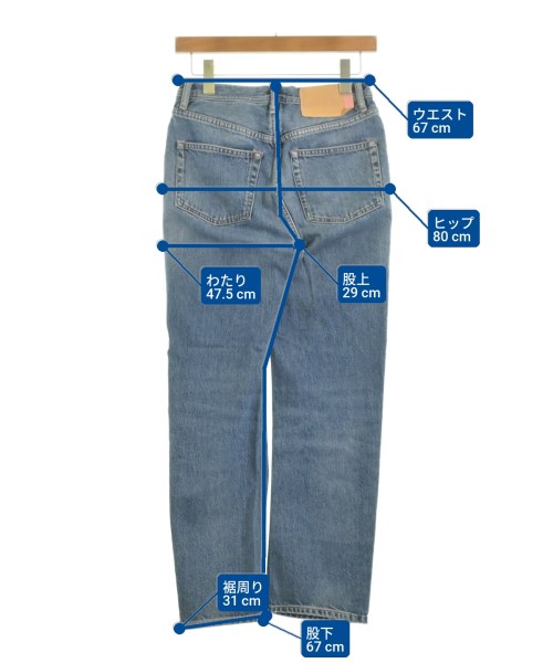 Bla Konst（ブロコンスト）デニムパンツ 青 サイズ:23(XS位) レディース/2200616134061