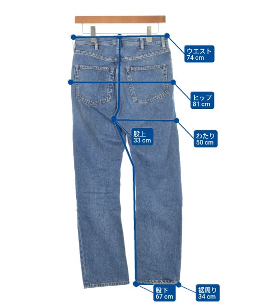 Bla Konst（ブロコンスト）デニムパンツ 青 サイズ:23(XS位) レディース/2200586116029