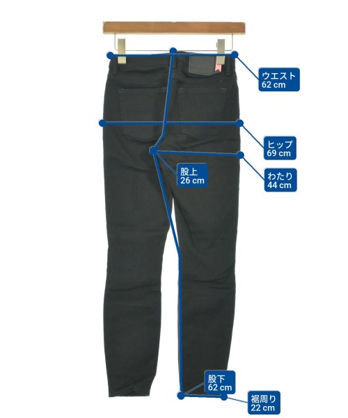 Bla Konst（ブロコンスト）デニムパンツ 黒 サイズ:25(S位) レディース