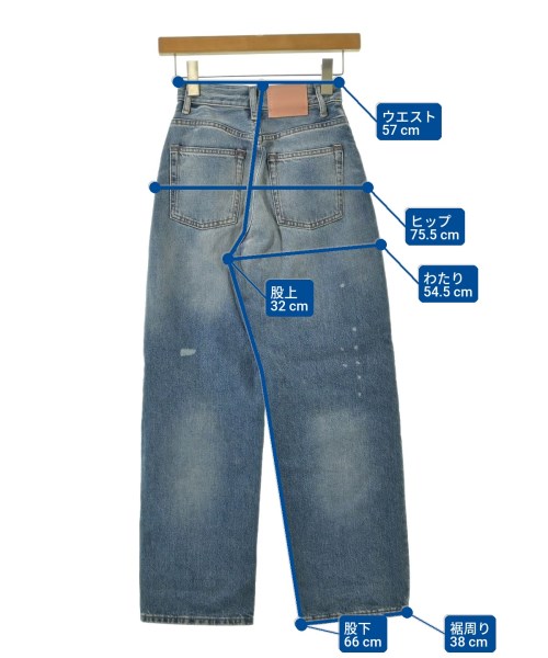 Bla Konst（ブロコンスト）デニムパンツ 青 サイズ:23(XS位) レディース/2200642664068