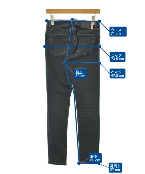 Bla Konst（ブロコンスト）デニムパンツ 黒 サイズ:27(M位) レディース/2200661030073