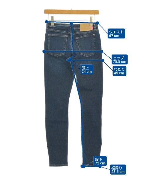 Bla Konst（ブロコンスト）デニムパンツ 紺 サイズ:27(M位) レディース/2200666689054