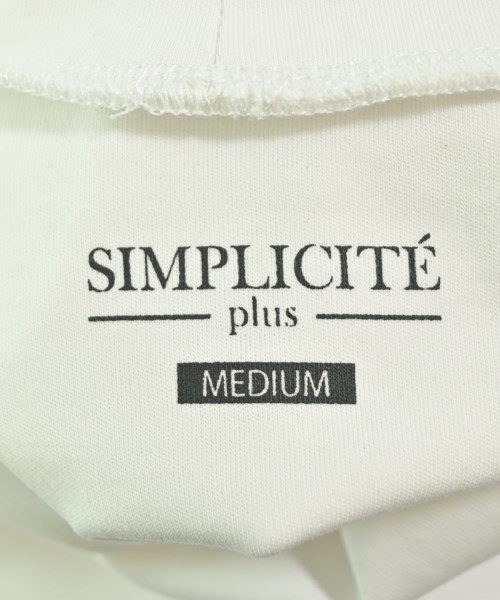 Simplicite plus（シンプリシテプリュス）Tシャツ・カットソー 白 サイズ:M メンズ/2200640827038