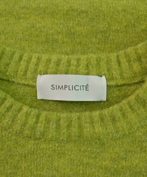 Simplicite plus（シンプリシテプリュス）ニット・セーター 緑 サイズ:F レディース/2200648704089