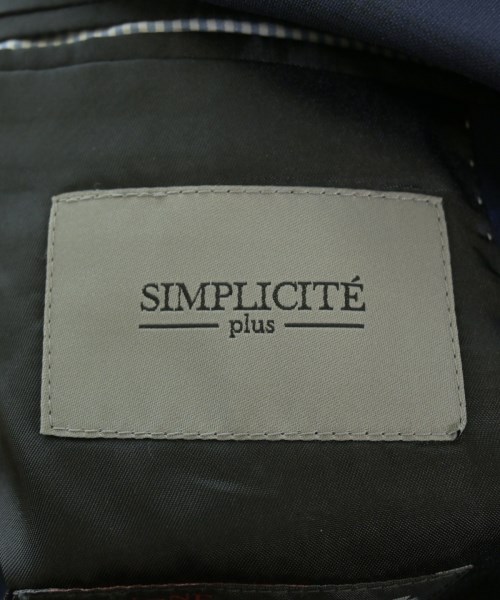 Simplicite plus（シンプリシテプリュス）ビジネス 紺 サイズ:46/46(M位) メンズ/2200707493015