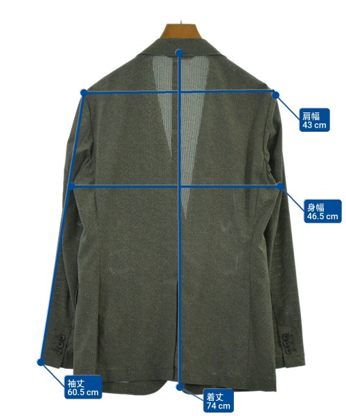 Simplicite plus（シンプリシテプリュス）テーラードジャケット グレー サイズ:L メンズ/2200630667026