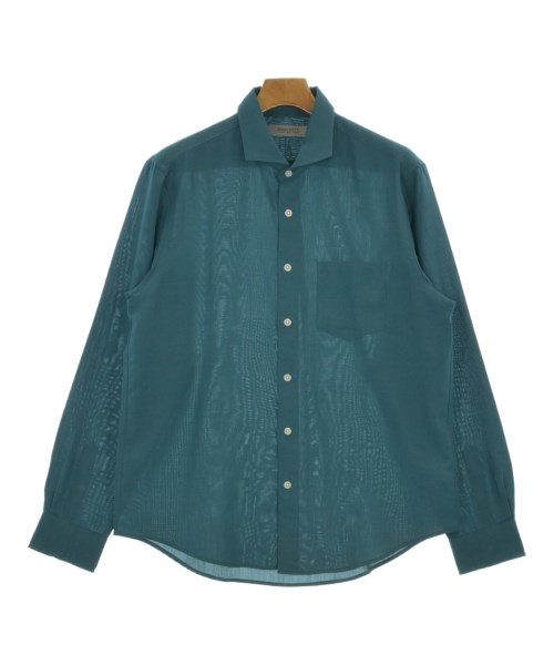 Simplicite plus(シンプリシテプリュス)カジュアルシャツ 緑 サイズ:L/2200646114026