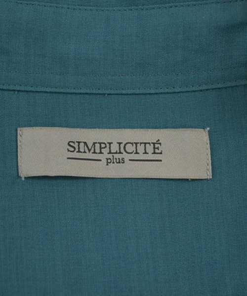 Simplicite plus（シンプリシテプリュス）カジュアルシャツ 緑 サイズ:L メンズ/2200646114026