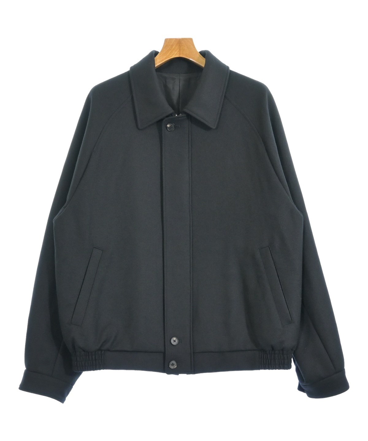XL/古着 長袖 ジャケット スタジャン 80s VFW 紺 ネイビー