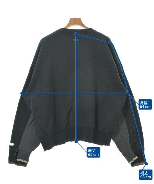 stein（シュタイン）スウェット 黒 サイズ:S メンズ/2200617283065