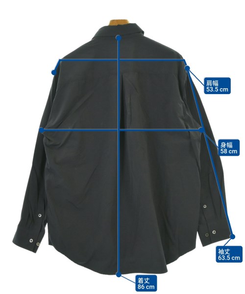 stein（シュタイン）カジュアルシャツ 黒 サイズ:S メンズ/2200675037037