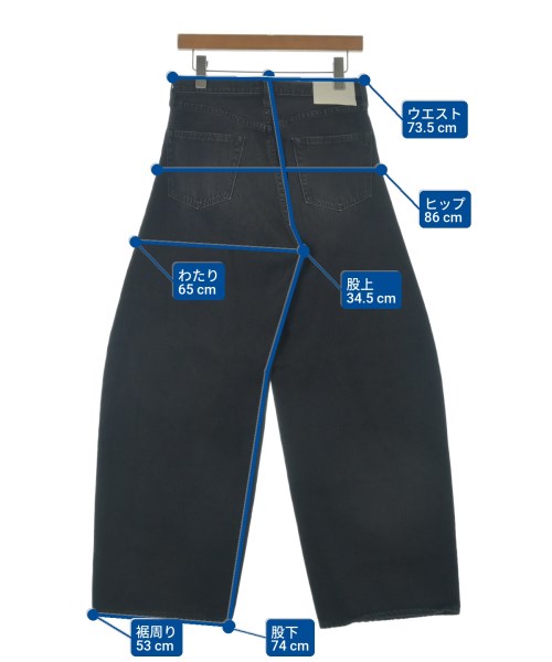 stein（シュタイン）デニムパンツ 黒 サイズ:S メンズ/2200650708013