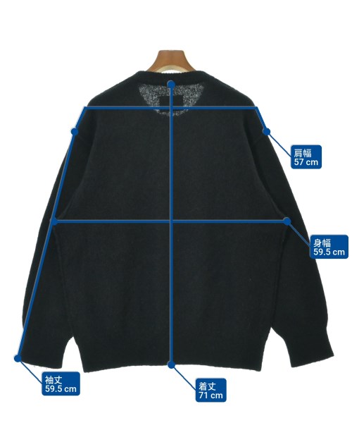 stein（シュタイン）ニット・セーター 黒 サイズ:S メンズ/2200665544019