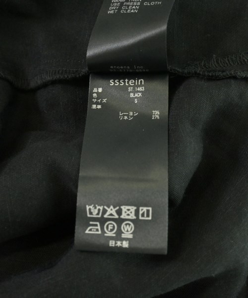 stein（シュタイン）カジュアルシャツ 黒 サイズ:S メンズ/2200724028023