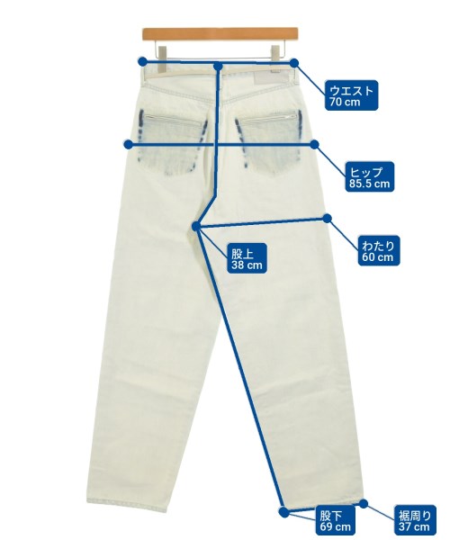 stein（シュタイン）デニムパンツ 白 サイズ:XS レディース/2200710248046