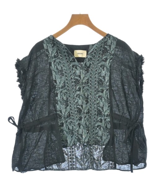 EBONY(エボニー)ブラウス 黒 サイズ:2(M位)/2200664470050