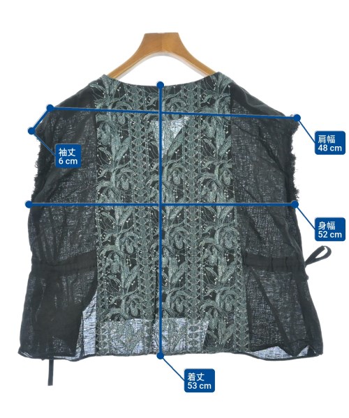 EBONY（エボニー）ブラウス 黒 サイズ:2(M位) レディース/2200664470050