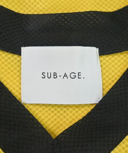 SUB-AGE（サベージ）Tシャツ・カットソー 黄 サイズ:F メンズ/2200647732021
