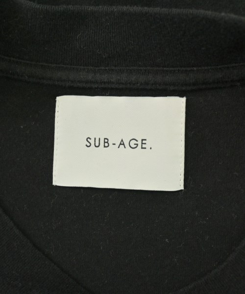 SUB-AGE（サベージ）Tシャツ・カットソー 黒 サイズ:-(M位) メンズ/2200728547063