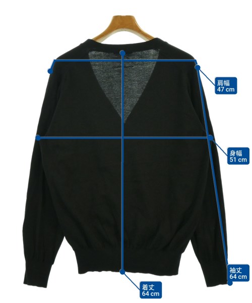 SLOANE（スローン）カーディガン 黒 サイズ:5(XXL位) メンズ/2200642569141