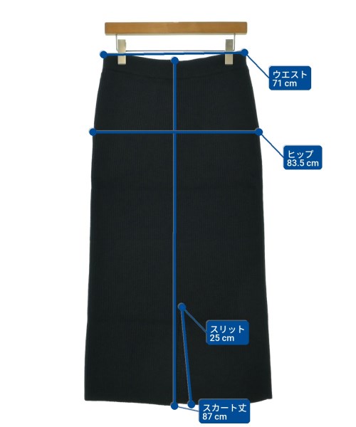 SLOANE（スローン）ロング・マキシ丈スカート 黒 サイズ:2(M位) レディース/2200644568104