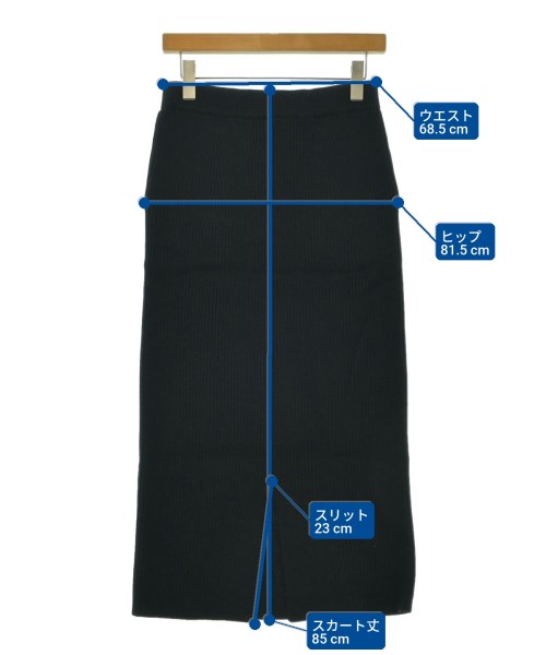 SLOANE（スローン）ロング・マキシ丈スカート 黒 サイズ:1(S位) レディース/2200644568111